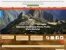 Tablet Screenshot of peruexpedicion.com